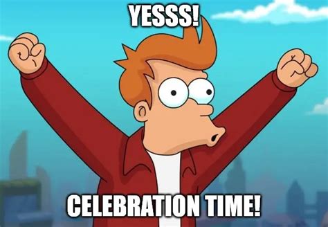 meme celebrating|celebrate meme generator.